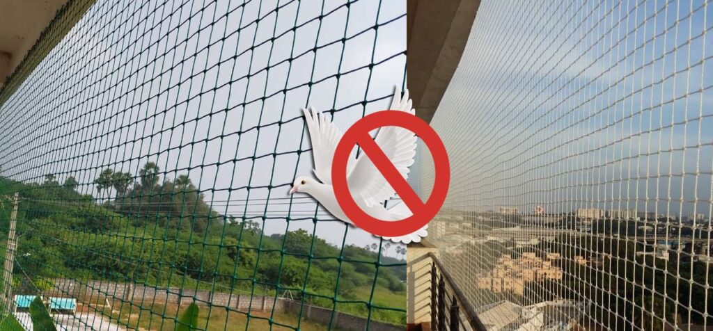 Pigeon Nets Installation