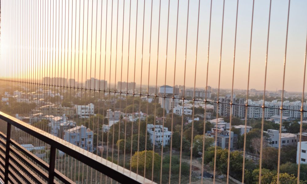 Invisible Grill For Balcony